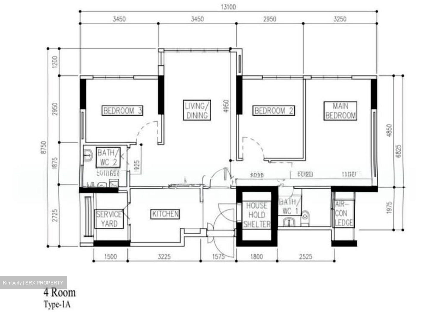 Blk 104A Alkaff Courtview (Toa Payoh), HDB 4 Rooms #569792531
